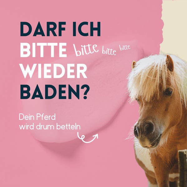 nimo® Pferde Shampoo sensitiv • ohne Duftstoffe und pH-Neutral für alle Rassen