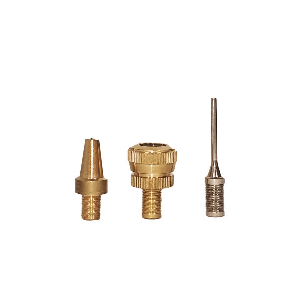 DF-Reifenfüller geeicht, präziser Luftdruckprüfer, Reifenfüllgerät mit 4 Adapter