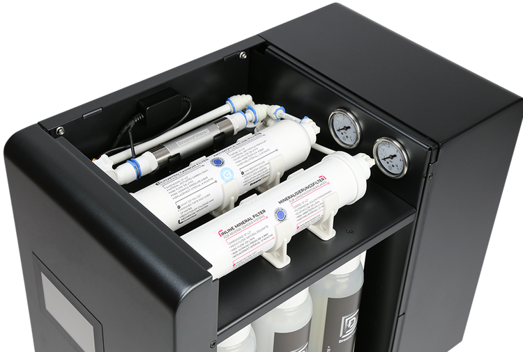 Wasserfilter Aqua Home LED UV-C, Umkehrosmoseanlage für Zuhause. Integrierbare Wasseraufbereitungsanlage für die Nutzung mit Haushaltsgeräten – Kostenloser Einbauservice in ganz Deutschland!