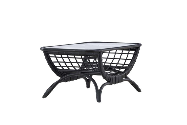 Moana Gartentisch Beistelltisch 60x96cm schwarz. 60 X 96 X 47 cm
