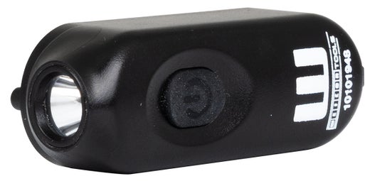 Schwarze Arbeitsleuchte mit Schalter und Motor Tools Logo