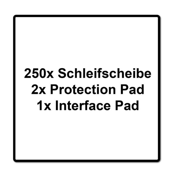 Festool ETS EC 150/5 EQ-Plus Exzenterschleifer 400 W 150 mm Brushless + 250x Schleifscheibe + 2x Protection Pad + Interface Pad + systainer