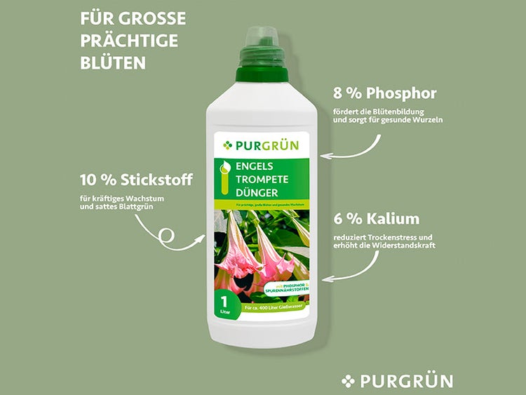 Purgrün Engelstrompete-Dünger 1 Liter