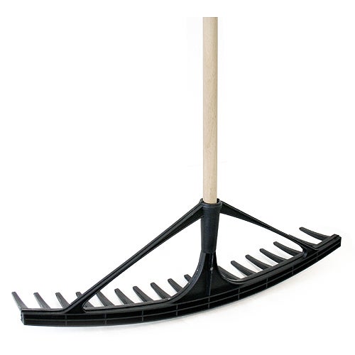 PROREGAL Gartenharke PVC 18teeth Strong + Holzgriff
