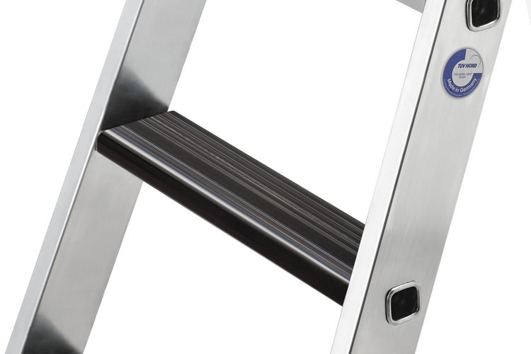 PROREGAL Stufen-Stehleiter Beidseitig Begehbar mit Clip-Step Relax 2 x 8 Stufen