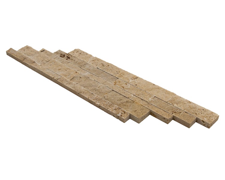 Wohnrausch Wandverblender Naturstein Travertin Paneele NOCE, braun