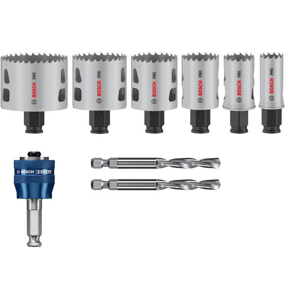 PC Plus Lochsägen-Set Bosch Pro Multi Material 20, 44, 64 mm 9 tlg.