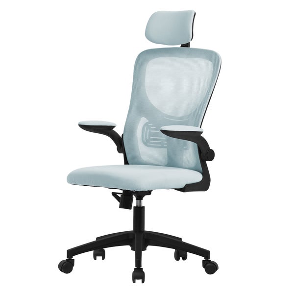 MLDesign Bürostuhl ergonomisch, Blau aus Mesh, HORNBACH