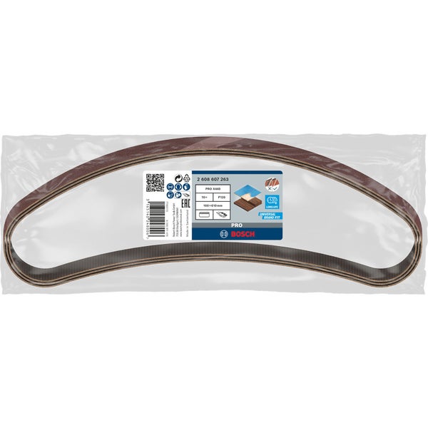 Schleifband von Bosch im Paket