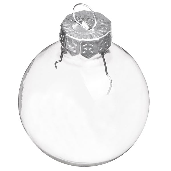 Transparente Christbaumkugel