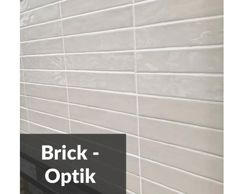 Wandfliesen in Backsteinoptik