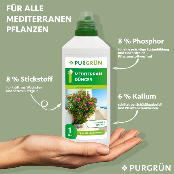 Purgrün Mediterran-Dünger 1 Liter