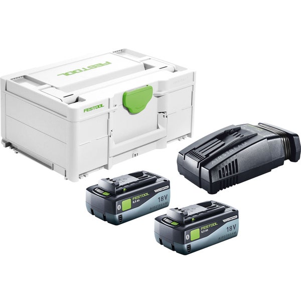Festool Systainer mit zwei Akkupacks und Ladegerät