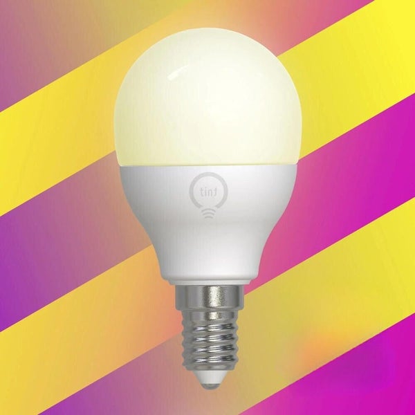 Smartes Zigbee LED Leuchtmittel E14 - Tropfen P45 RGBW 4,9W 470lm