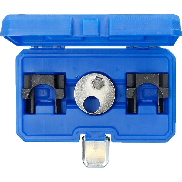 Spezialwerkzeugsatz für die Kfz-Reparatur in blauer Aufbewahrungsbox