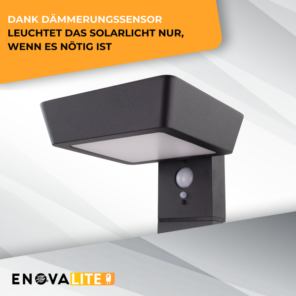 Solarlampe mit Dämmerungssensor und Bewegungsmelder