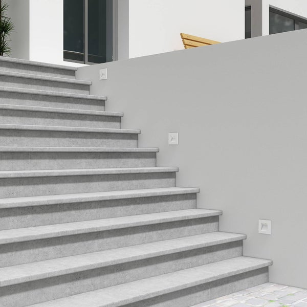 Arcchio Wandeinbaustrahler Zamo (Modern) in Weiß aus Aluminium (1 flammig, G9) Flurleuchte