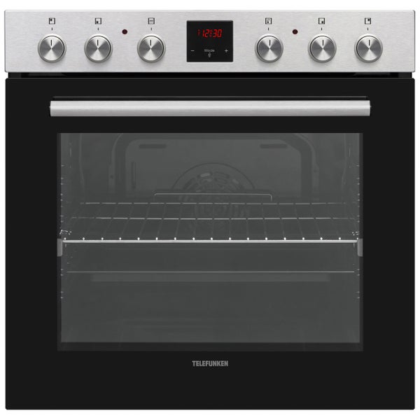 Telefunken Backofen mit Digitalanzeige und Drehknöpfen