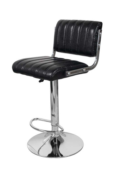 Barstuhl Midnight 700 2er-Set Schwarz