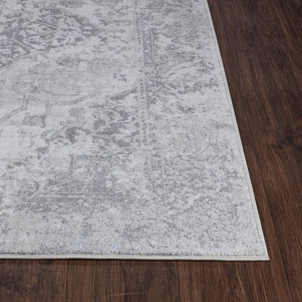 Vintage Orientalischer Teppich Weiß/Grau 200x275 cm FATIMA