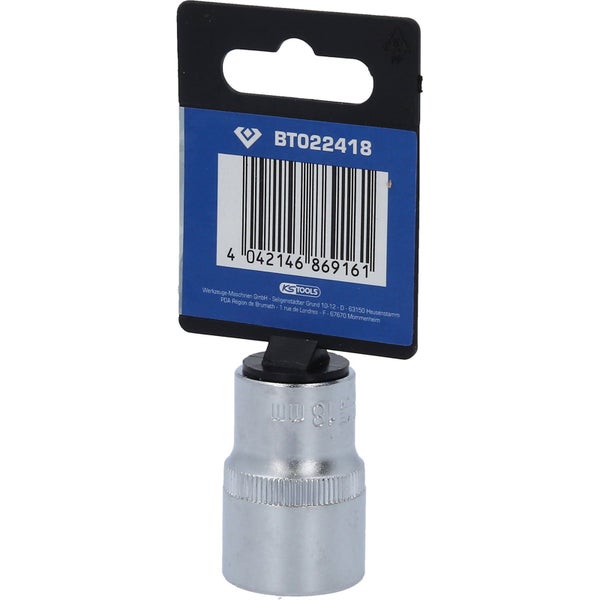 BRILLIANT TOOLS 1/2 Zwölfkant-Stecknuss 18 mm - BT022418