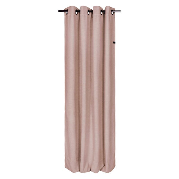 Vorhang mit Ösenaufhängung an Gardinenstange