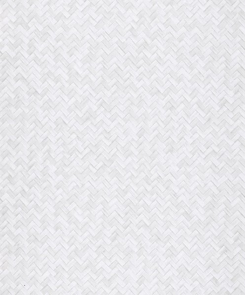 Masureel Tapete Fliesenmuster Weiß - 53 cm x 10.05 m - 630910