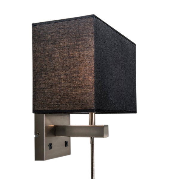 Wandleuchte mit rechteckigem Schirm