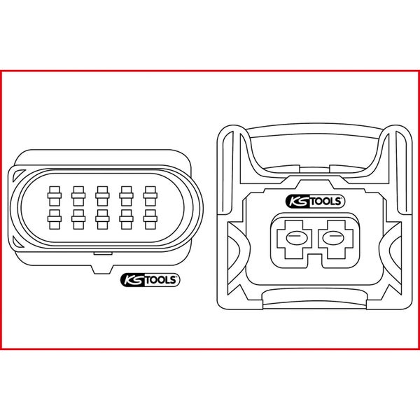 KSTools Logo mit Schema eines Steckers
