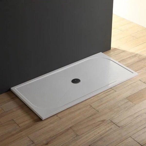 Rutschfeste Duschwanne 70x160 aus rekonstituiertem Marmor | Klio