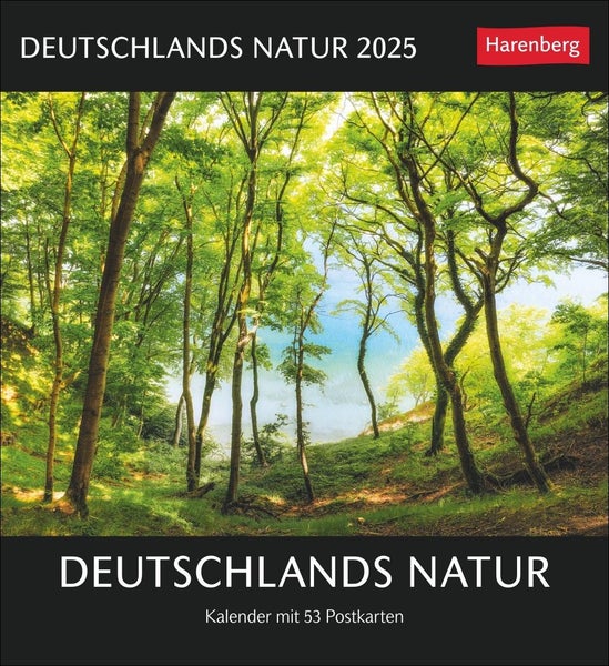 Deutschlands Natur Postkartenkalender 2025 Die schönsten Landschaften in einem Tischkalender: Postkarten zum Sammeln und Verschicken. Jede Woche die Schönheit Deutschlands!