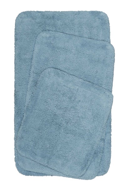 Badteppich Blau Ole WECONhome Basics 90 cm rund