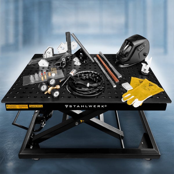 STAHLWERK Schweißgerät DC WIG 200 ST IGBT mit 200 Ampere und MMA E-Hand