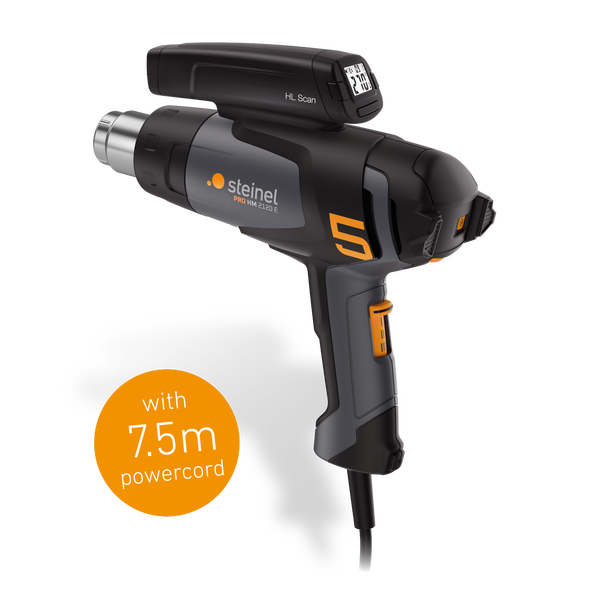 Steinel Heißluftgebläse PRO HM 2120 E mit HL Scan Temperaturerfassung und 7,5 Meter Netzkabel