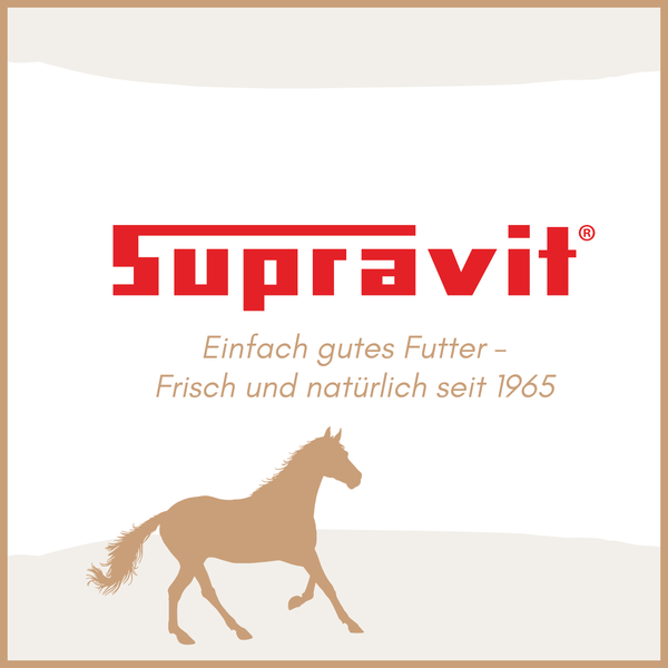 Supravit Logo für Pferdefutter
