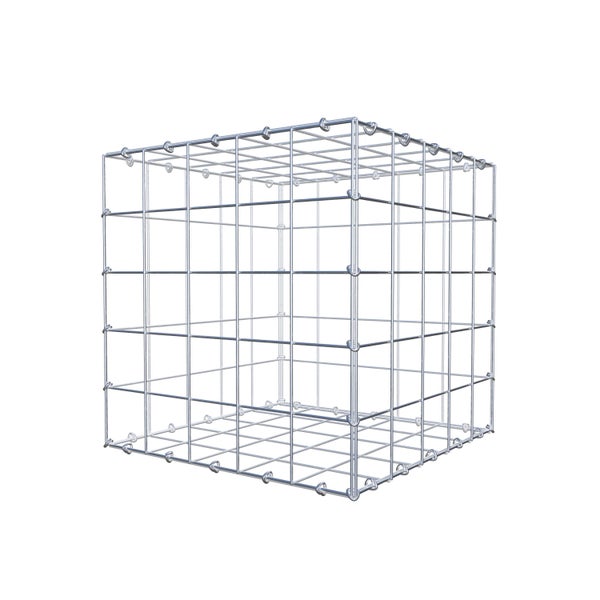Gabione 50 cm x 50 cm x 50 cm (L x H x T), Maschenweite 10 cm x 10 cm, C-Ring