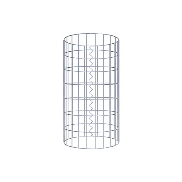 Gabionensäule Durchmesser 37 cm, MW 5 x 10 cm rund - Höhe: 0,70 m