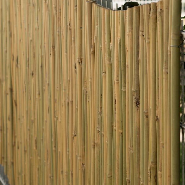 Sichtschutzmatte Lukata 100x250 cm, Bambus naturfarben