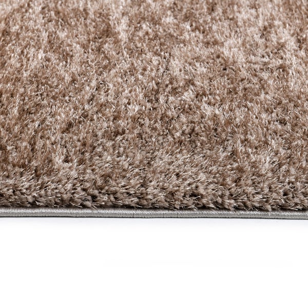 Home Deluxe Hochflorteppich SOFI - Braun,  110 x 60 cm
