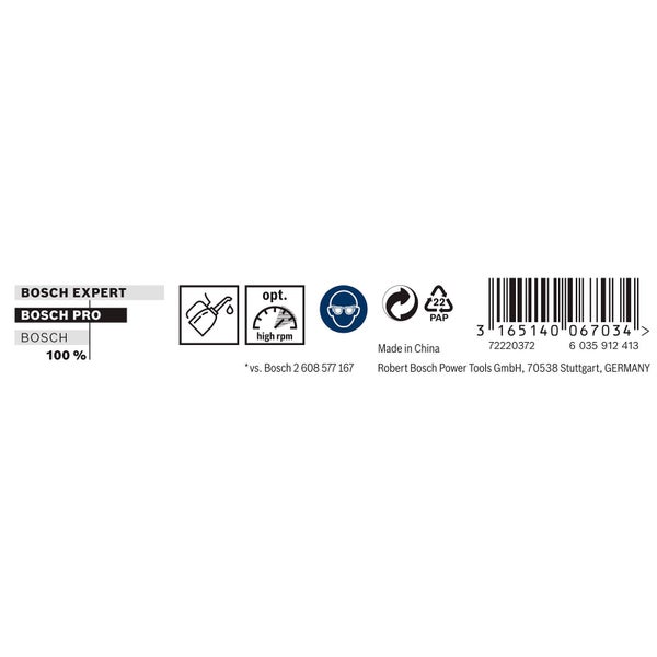 Bosch PRO Metal HSS-G Spiralbohrer 3,2 x 69 x 106 mm - 2608596813