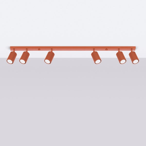 Deckenleuchte mit sechs Strahlern