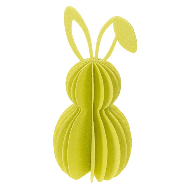 Dekorativer Osterhase aus Filz