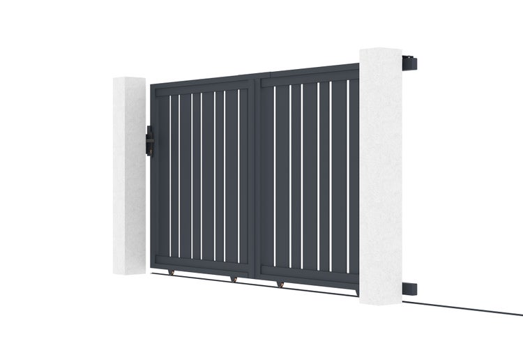 Schiebetor aus aluminium 3m VEYMONT 300C160