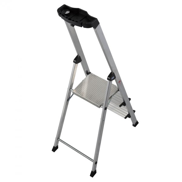 Aluminium Klapptritt mit Ablageschale