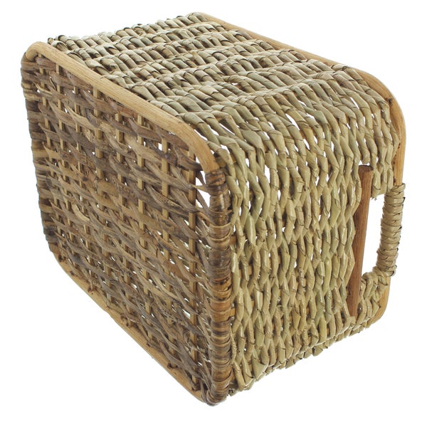 FRANK FLECHTWAREN | Füllkorb Schilfstroh, klein, RATTAN, 33 x 25 x 19 cm