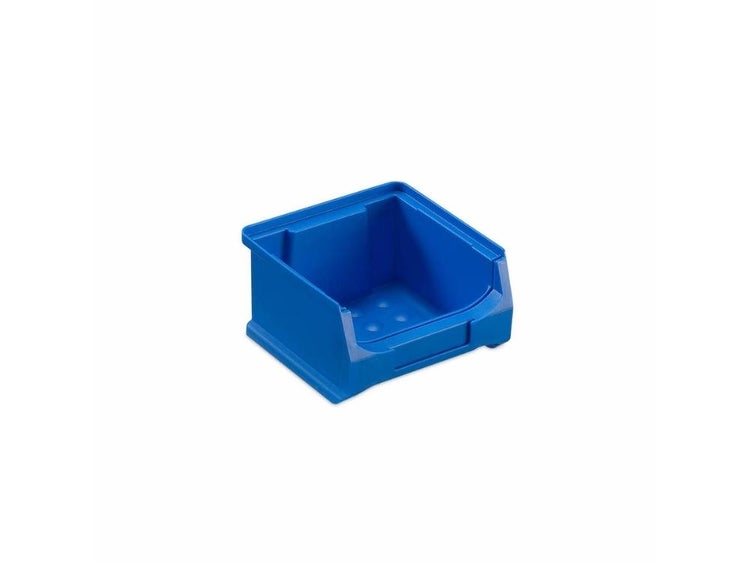 PROREGAL Blaue Sichtlagerbox 1.0 HxBxT 6 x 10 x 10 cm 04 Liter Sichtlagerbehälter