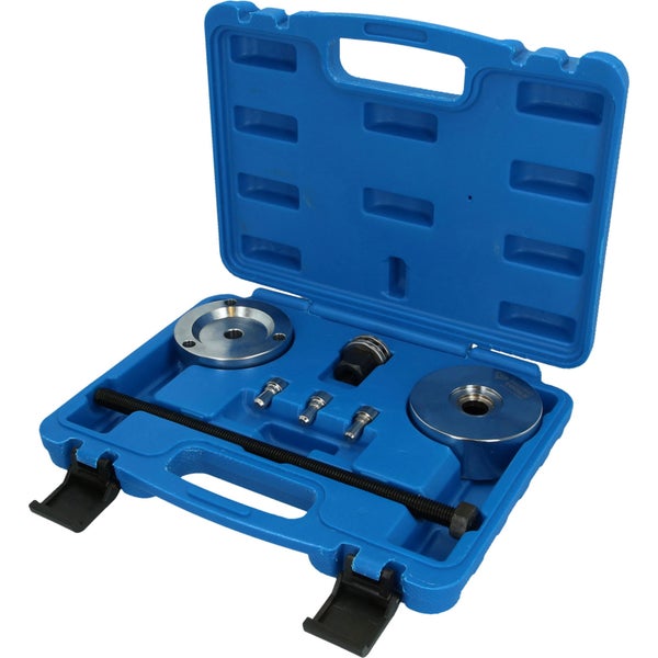 Werkzeugsatz in blauer Kunststoffbox