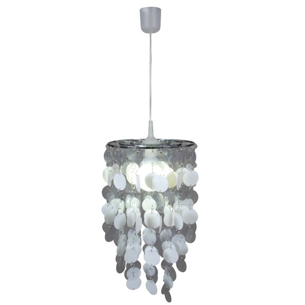 Hängelampe mit runden Elementen