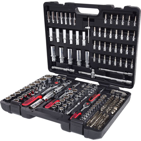 KS TOOLS 1/4+3/8+1/2 CHROMEplus Steckschlüssel-Satz 195tlg. - 918.0795