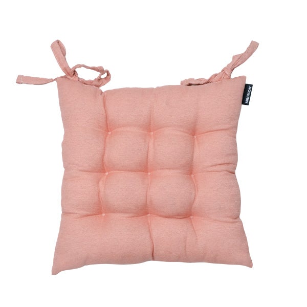Sitzkissen Toskana Neapel Lachs - Ca. 46x46 cm - 4er-Set